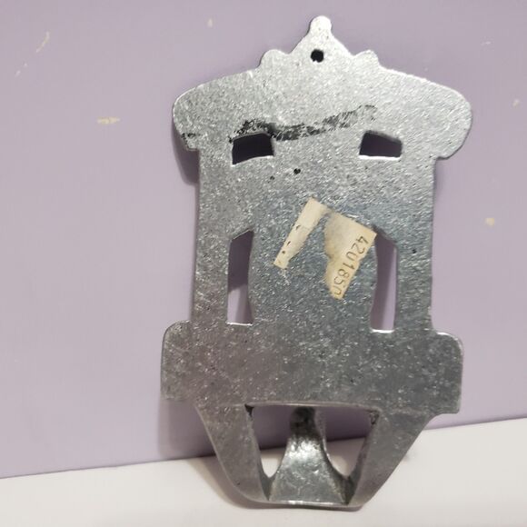 "Welcome Friends ' Pineapple Themed Coat Hat WALL MOUNT Hook Metal 4"×3" - Picture 2 of 5